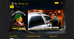 Desktop Screenshot of alexwindowtint.com